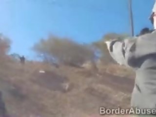 Hot Latin Booty Caught In The Border By Horny Officer